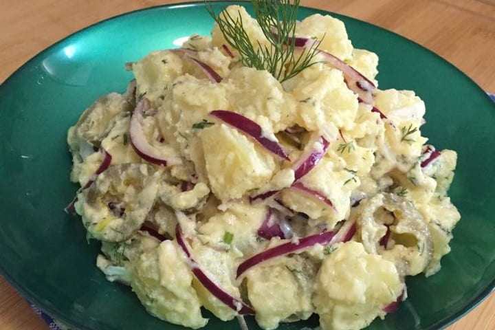 Hardal Soslu Patates Salatası tarifi