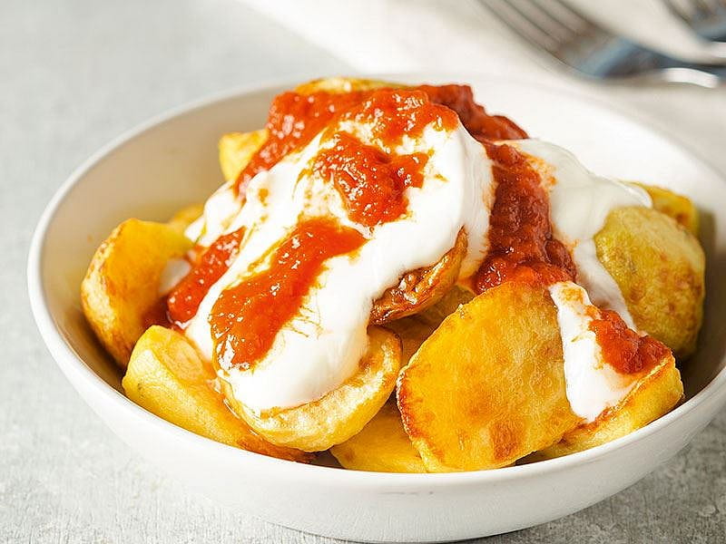 Airfryer'da Salsa Soslu Çıtır Patates tarifi